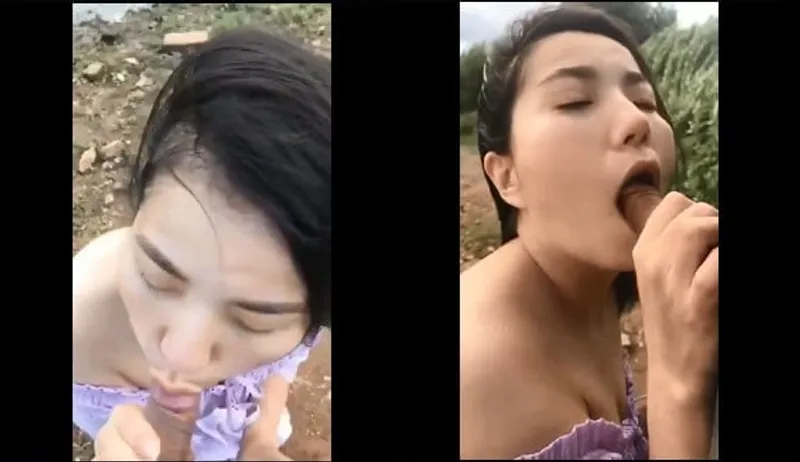 Bạn gái bj cho em ghệ bên bờ sông